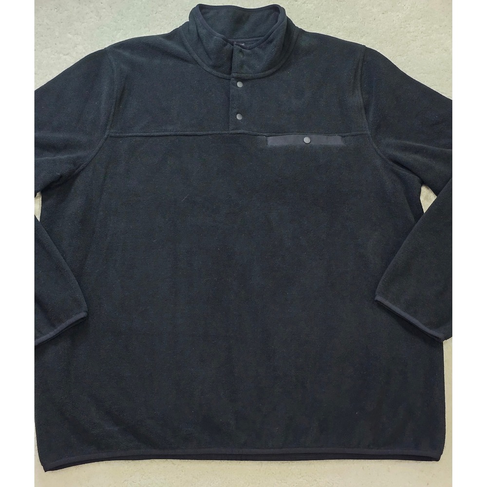 32 Degrees Heat‎ Mens XXL NWOT Fleece Pullover Snap Neck Pocket